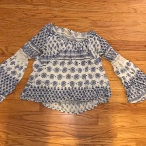 Long sleeve blouse top